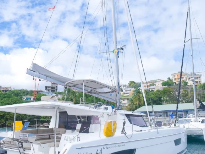 Charter a Fountaine Pajot Helia 44 in Parish of Saint George on Samboat