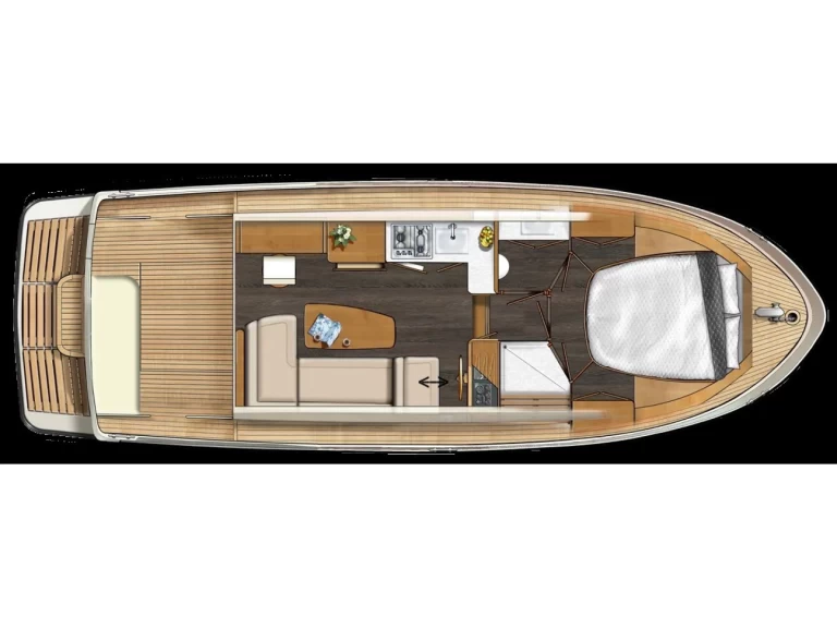 Motorboat hire in Mirow - Linssen Linssen 30 SL Sedan