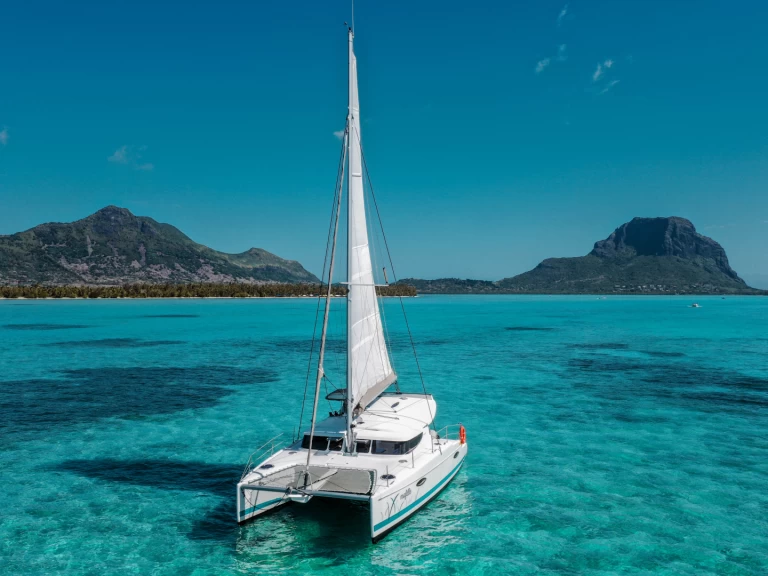 Fountaine Pajot Mahe 36 charter bareboat or skippered in  Baie du Tamarin