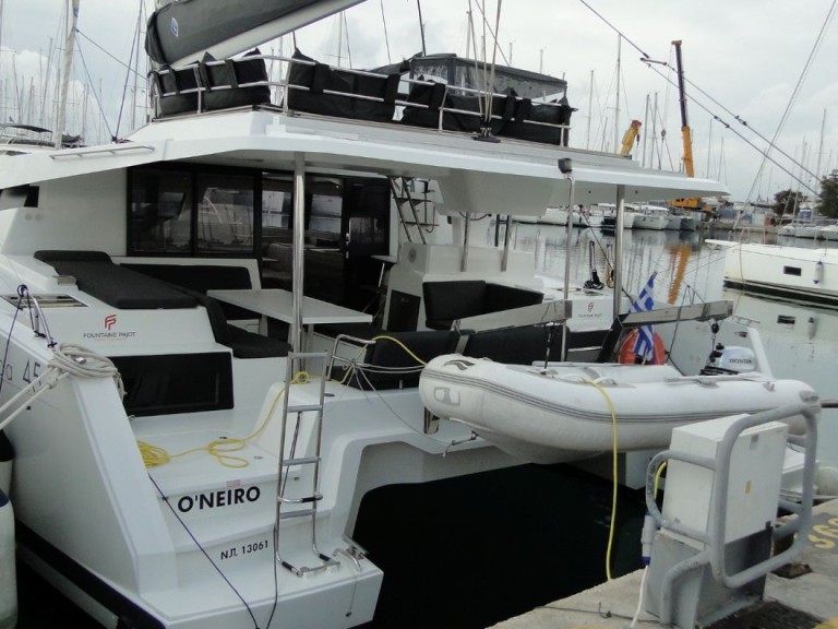 Fountaine Pajot Elba 45 charter bareboat or skippered in  Alimos
