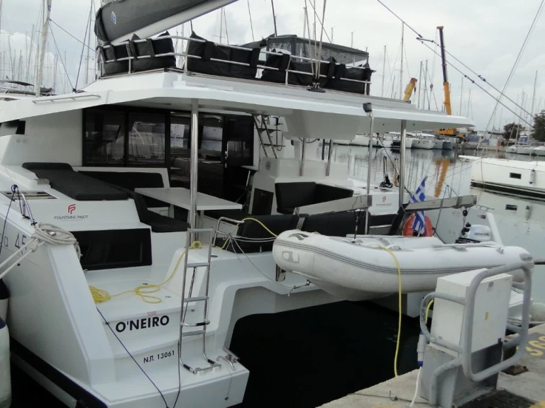 Fountaine Pajot Elba 45 charter bareboat or skippered in  Alimos