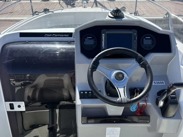 Jeanneau Cap Camarat 6.5 CC Serie 2 charter bareboat or skippered in  Le Havre