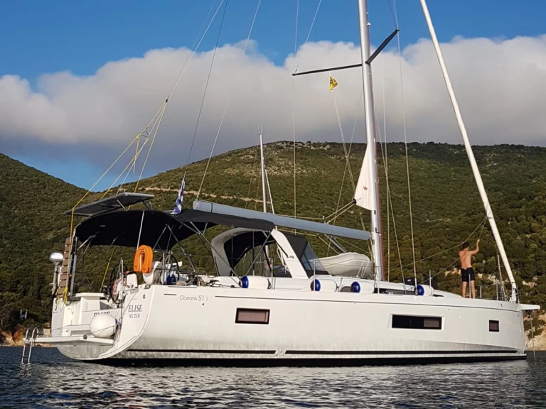 Bénéteau Oceanis 51.1 charter bareboat or skippered in  Paros (Island)