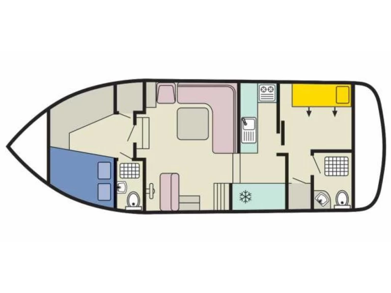 Yacht charter Fontenoy-le-Château - Le Boat Corvette B on SamBoat