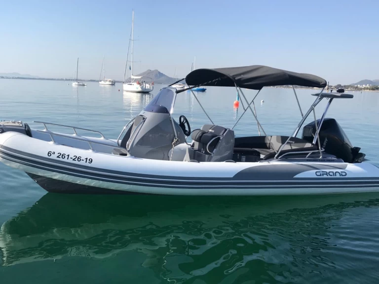 Hire RIB Grand Boats with a boat licence