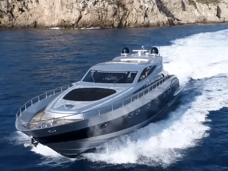 Alfamarine 78 charter bareboat or skippered in  Saint-Tropez