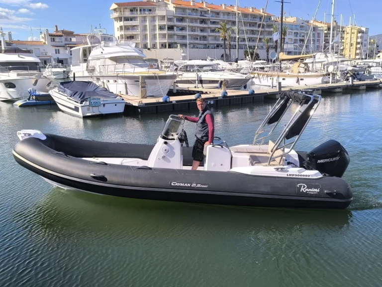 Ranieri Cayman 21 Sport charter bareboat or skippered in  Empuriabrava