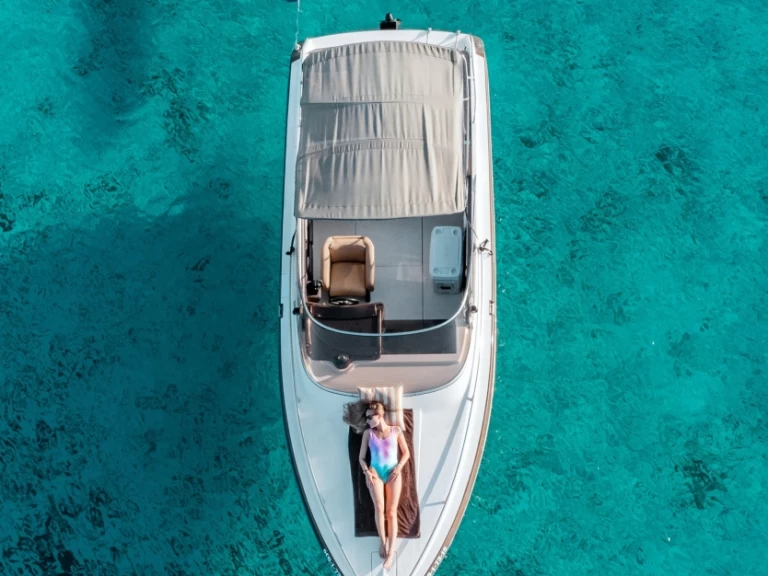 Cranchi Clipper 760 charter bareboat or skippered in  Ibiza Town