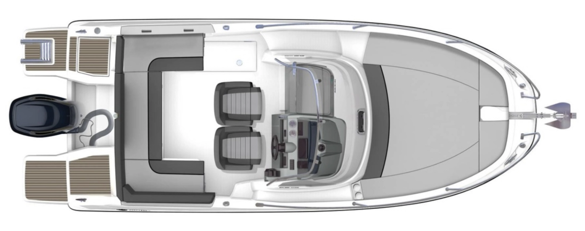 Yacht hire Antibes cheap Cap Camarat 6.5 WA Serie 3