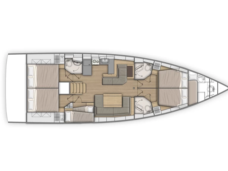 Bénéteau Oceanis 51.1 charter bareboat or skippered in  Santa Cruz de Tenerife