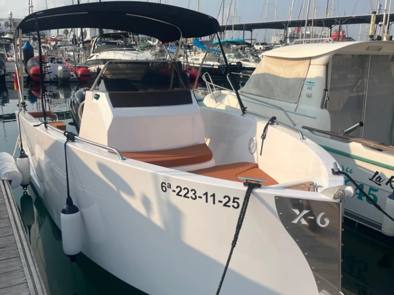 Boats maks Catt X6 charter bareboat or skippered in  Alicante