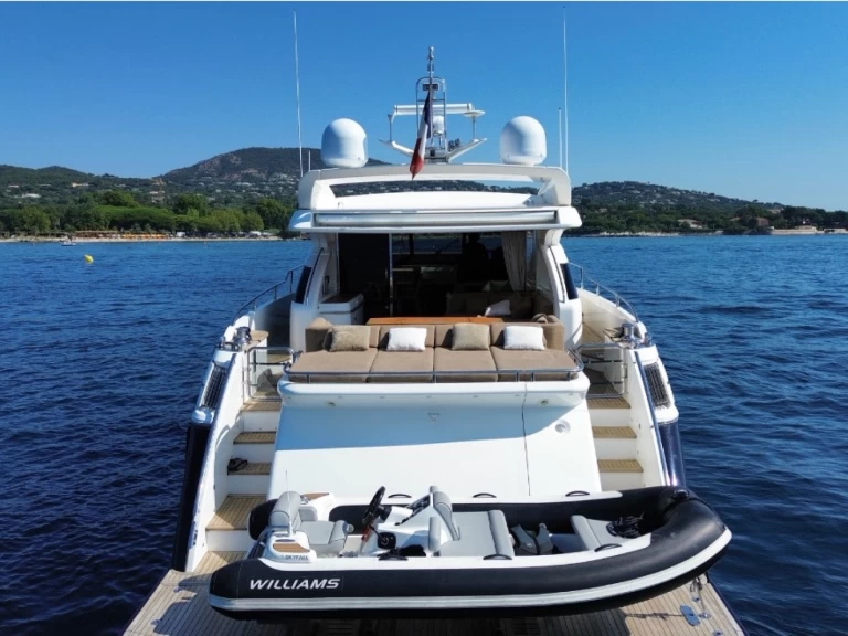Princess Princess V78 charter bareboat or skippered in  Cannes