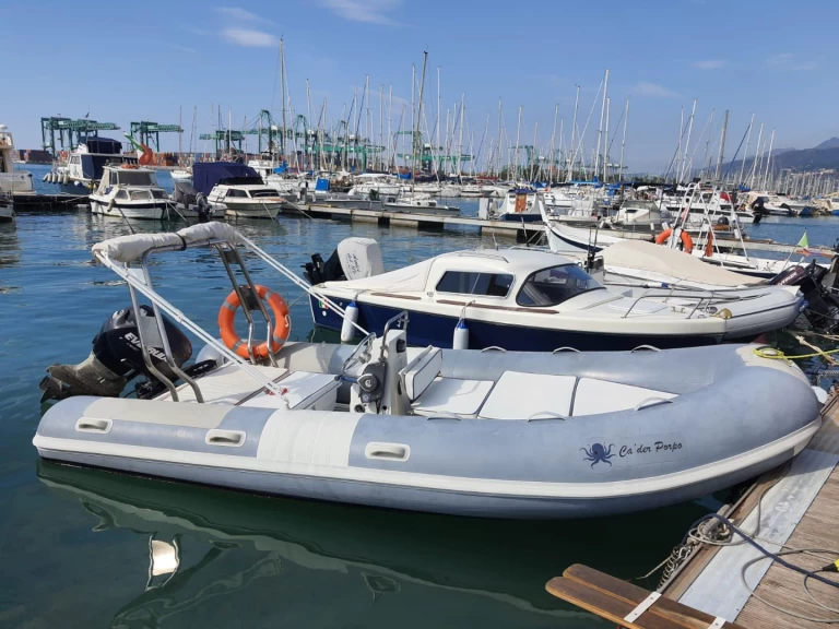 RIB hire in Genova - Evinrude E40DLP