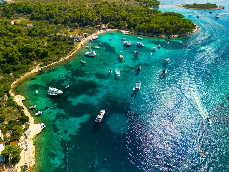 Ris Marine 850 Luxury charter bareboat or skippered in  Split