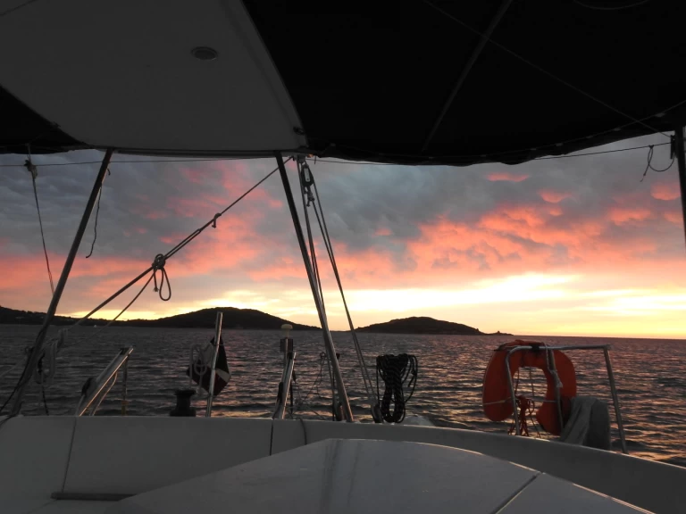 Fountaine Pajot Bahia 46 charter bareboat or skippered in  Baie de San Ciprianu