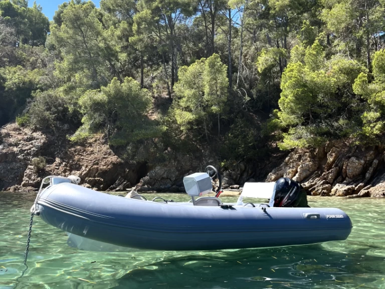 Yacht hire Le Lavandou cheap RIB ALU 360