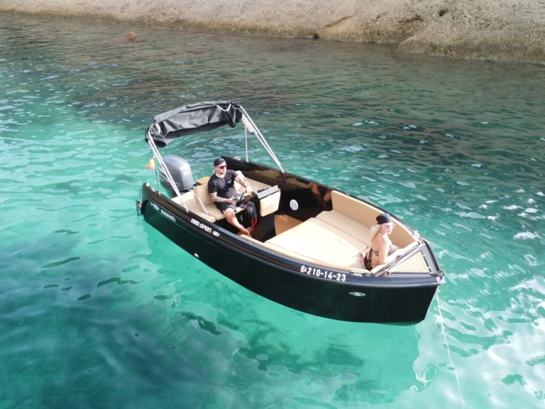 Mareti 585 charter bareboat or skippered in  Sant Antoni de Portmany