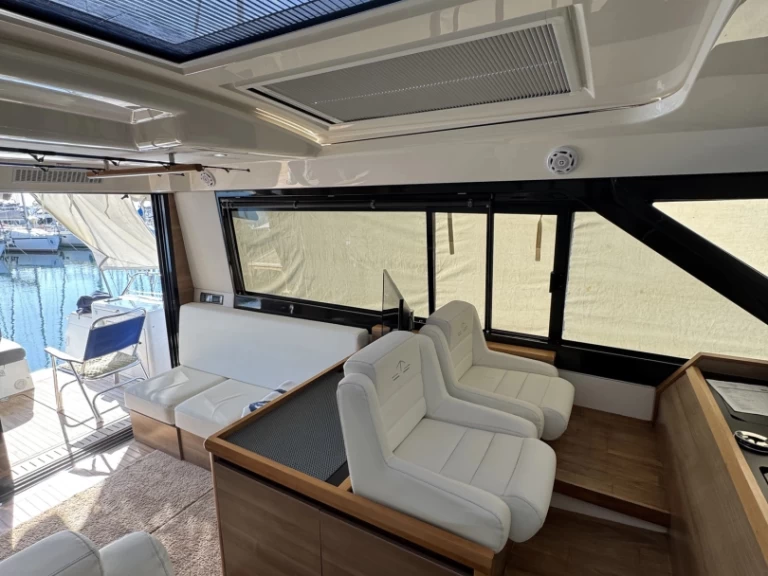 Sealine C48 charter bareboat or skippered in  Marina Delta Kallithea
