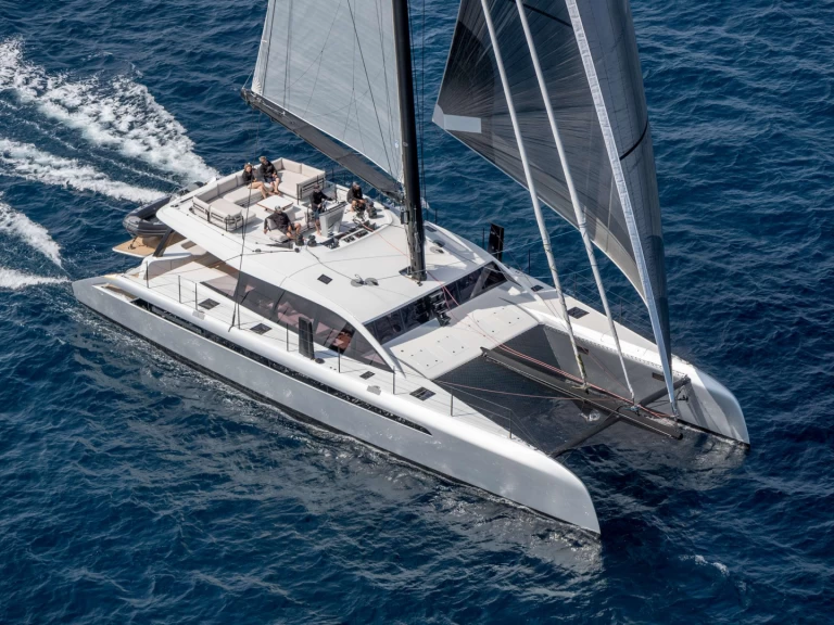 Catamaran hire in Corsica - Gunboat WONDERFUL