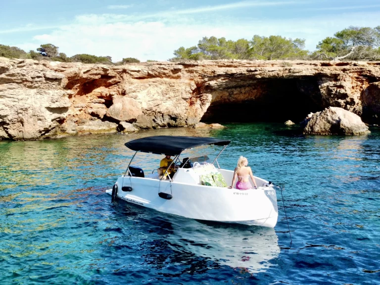 Cattleya X6 charter bareboat or skippered in  Sant Antoni de Portmany