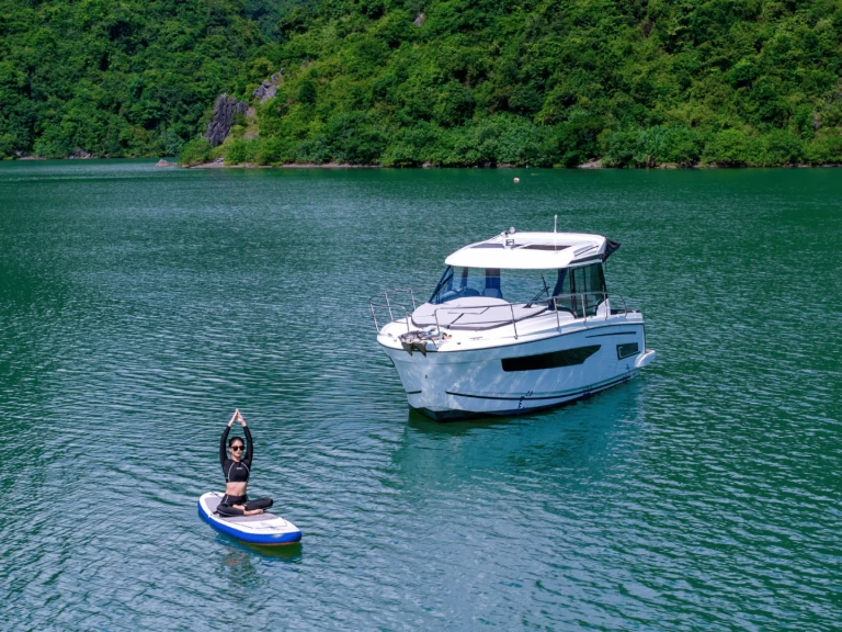 Hire Motorboat Jeanneau with a boat licence