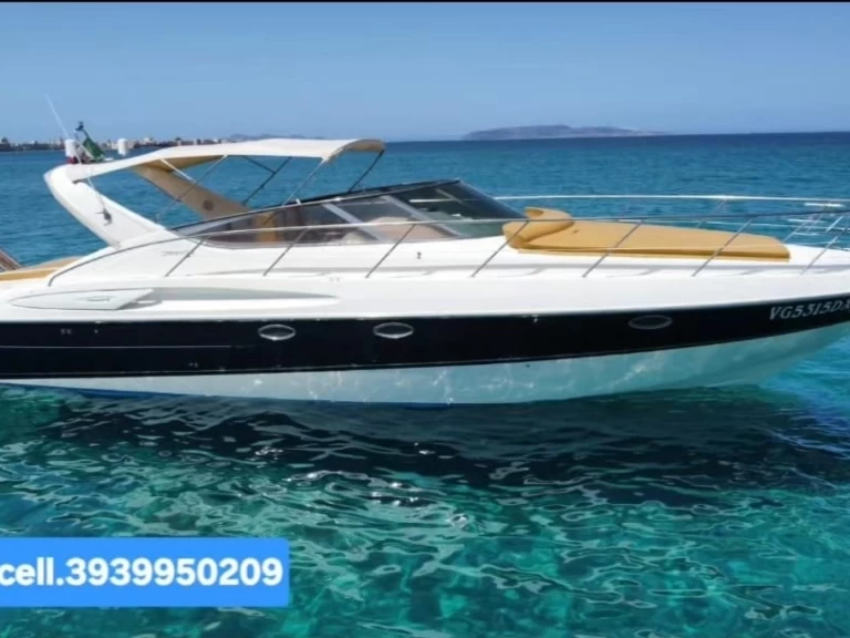 Cranchi Endurance 39 charter bareboat or skippered in  Favignana