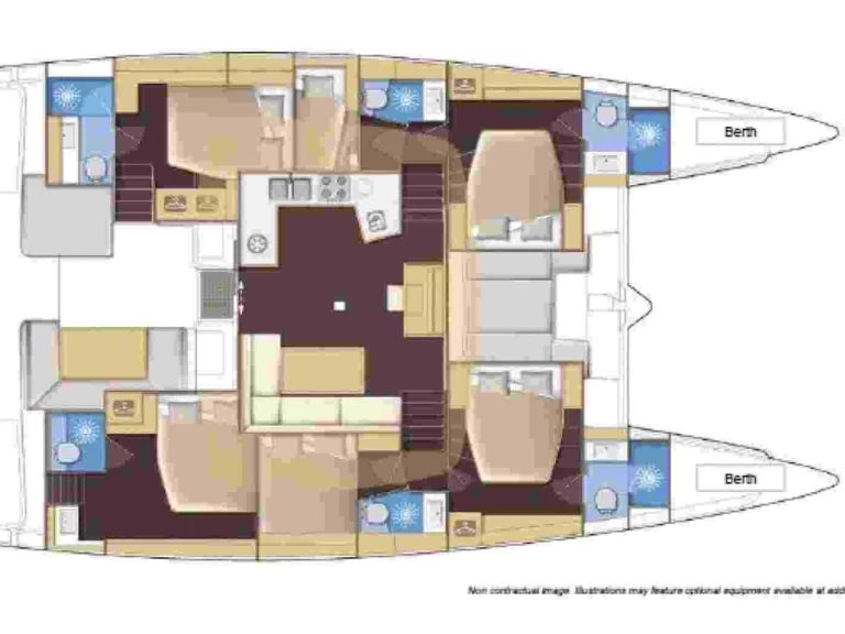 Yacht hire San Miguel De Abona cheap Lagoon 52 F