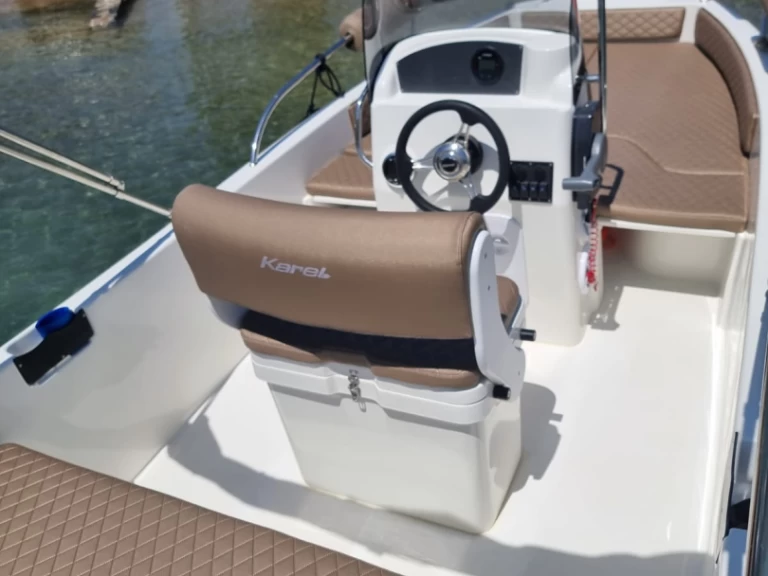 Karel F17 charter bareboat or skippered in  Agios Nikolaos