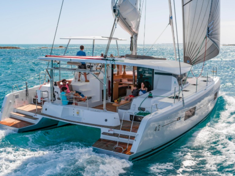 Lagoon Lagoon 42 charter bareboat or skippered in  Le Marin