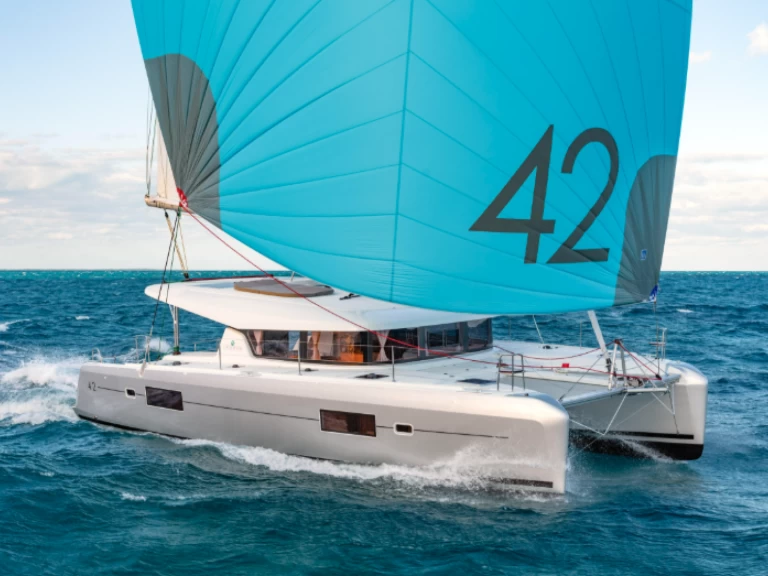 Lagoon Lagoon 42 charter bareboat or skippered in  Pointe-à-Pitre