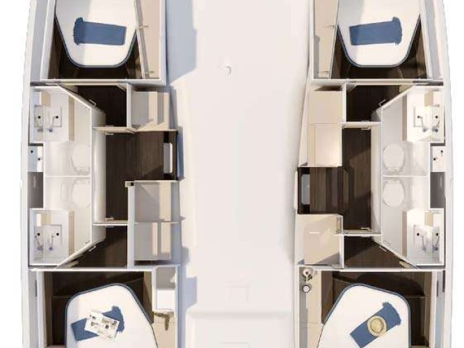 Fountaine Pajot FP 41 charter bareboat or skippered in  Pointe-à-Pitre