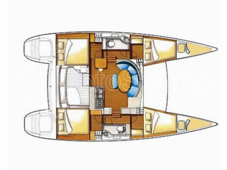 Charter a Bénéteau Lagoon 380 in Pointe-à-Pitre on Samboat