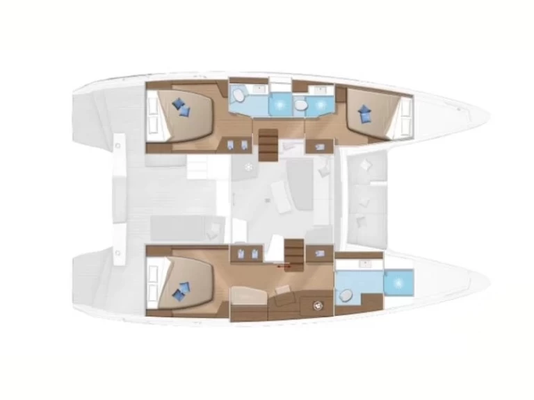 Lagoon Lagoon 42 charter bareboat or skippered in  San Blas Islands