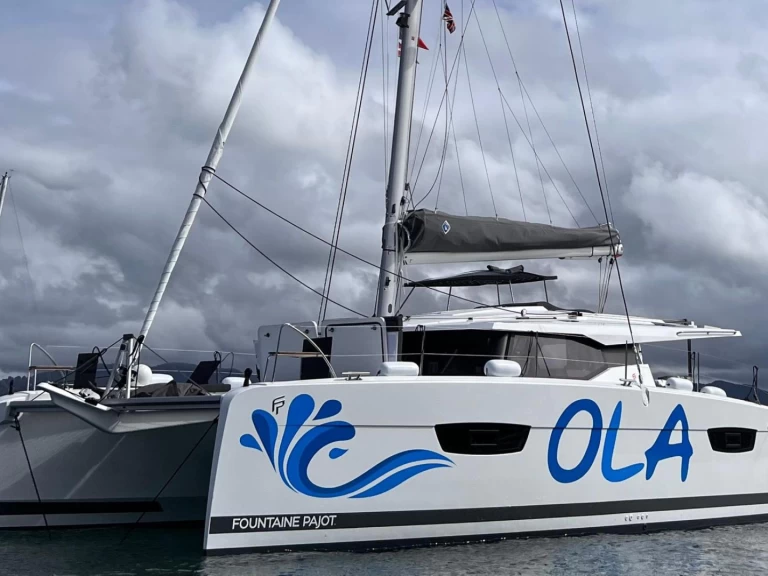 Fountaine Pajot Elba 45 charter bareboat or skippered in  Le Marin