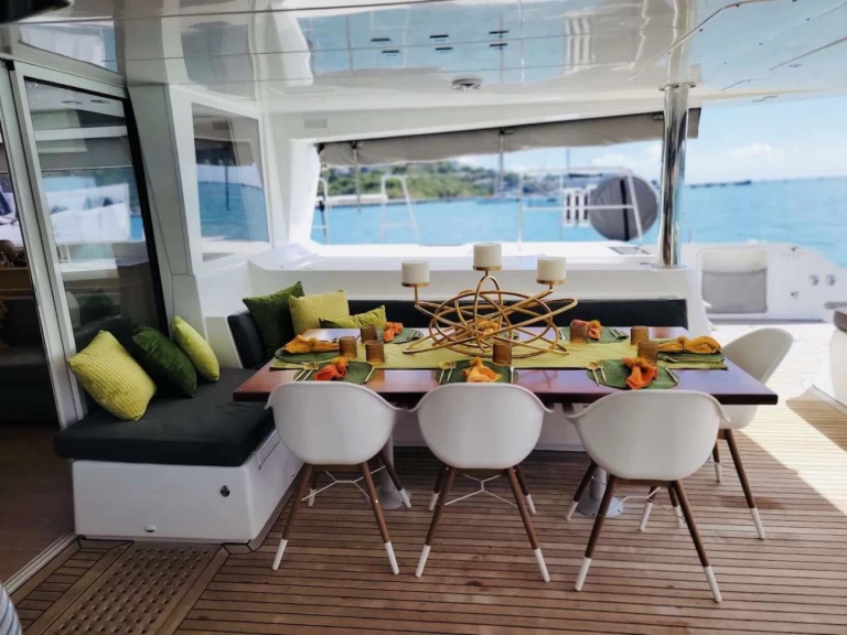 Lagoon HUNTRESS charter bareboat or skippered in  British Virgin Islands (BVI)