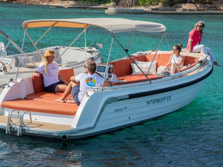 Interboat Intender 820 charter bareboat or skippered in  Port de Pollença