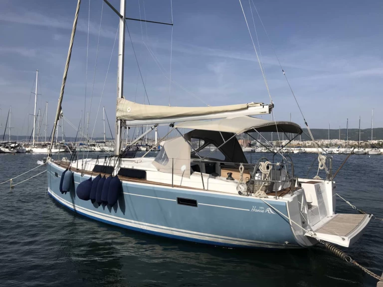 Yacht hire Sami cheap Hanse 385