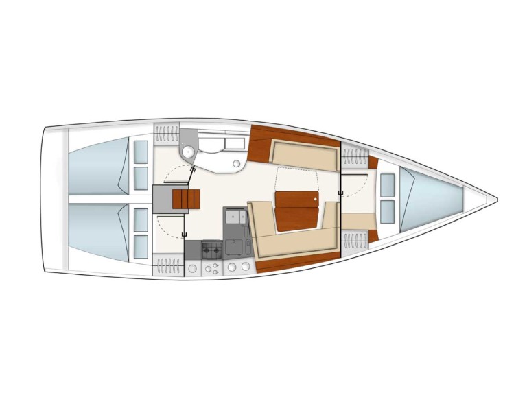 Sailboat hire in Sami - Hanse Hanse 385
