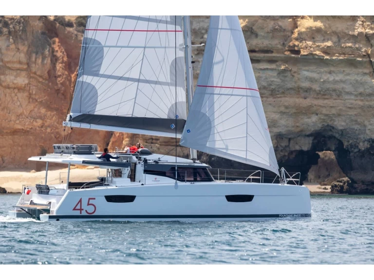 Fountaine Pajot Elba 45 charter bareboat or skippered in  Capo d'Orlando