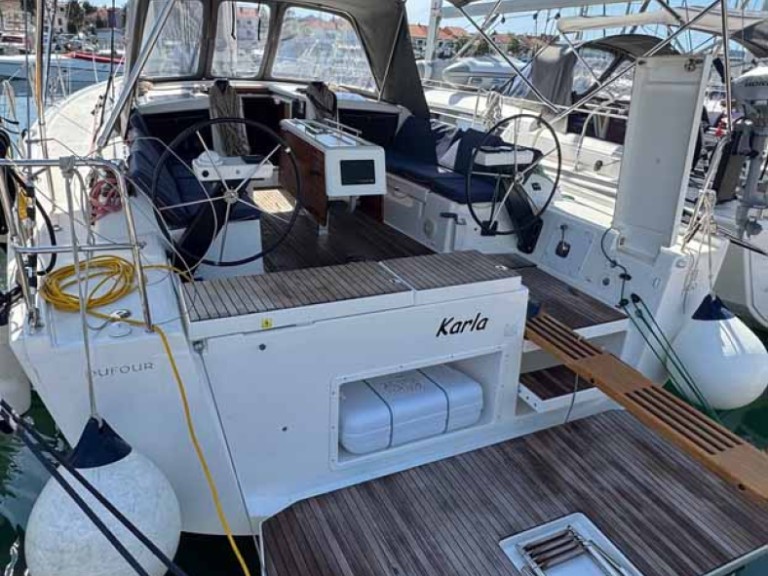 Dufour Dufour 430 charter bareboat or skippered in  Split