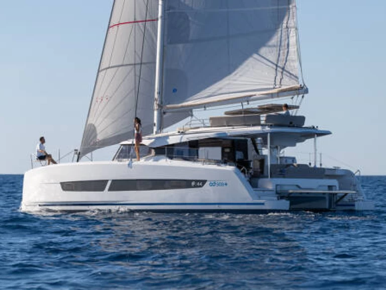 Fountaine Pajot Fountain Pajot FP 44 charter bareboat or skippered in  Paros (Island)