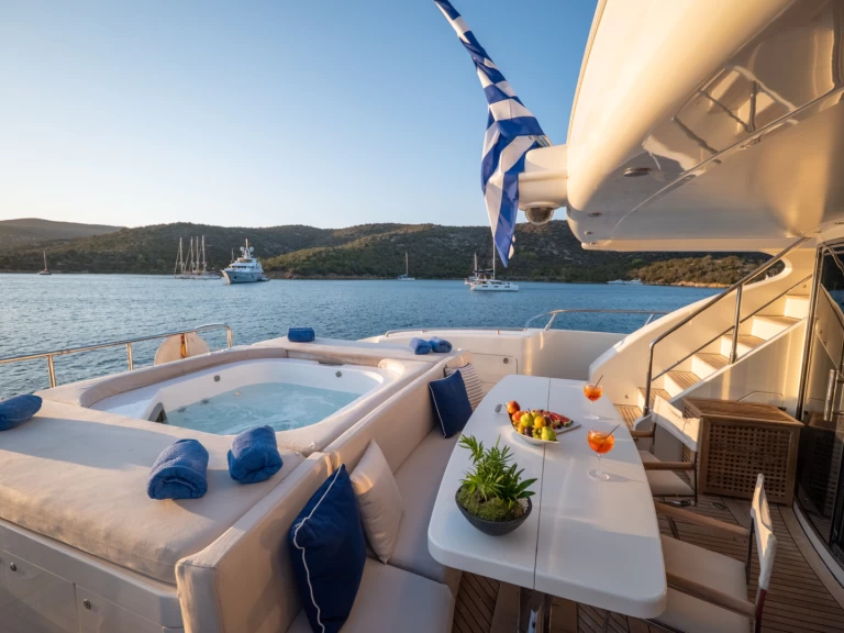 ISA, RODRIGUEZ GROUP ITALY 133 charter bareboat or skippered in  Flisvos Marina