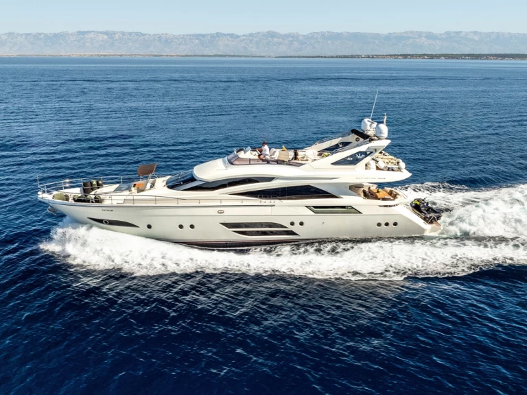 Dominator-Shipyard Dominator 780S Deluxe charter bareboat or skippered in  Sukošan