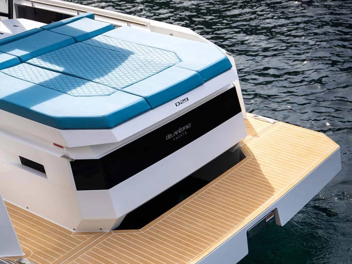 De Antonio D29 charter bareboat or skippered in  Porto Badino