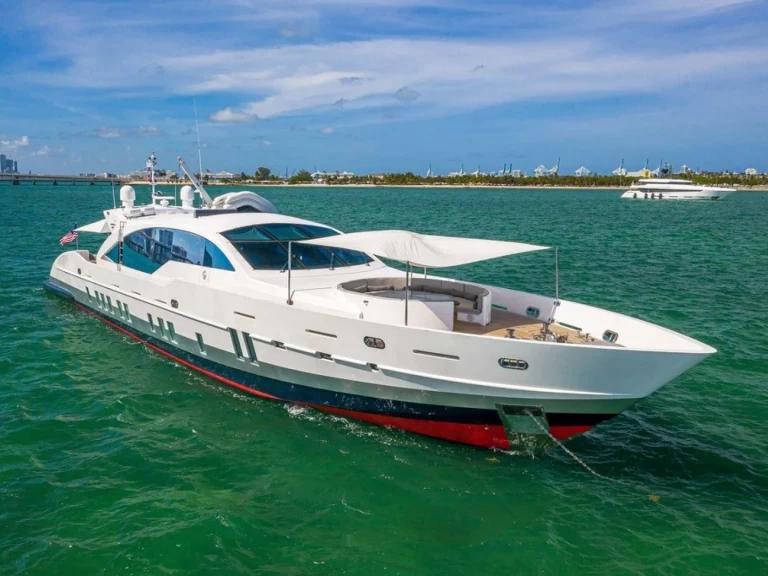Yacht hire Miami Beach cheap 120