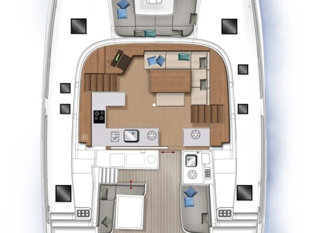 Hire Catamaran Lagoon with a boat licence