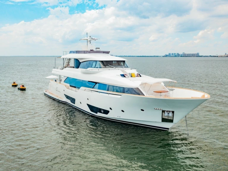Custom Line Custom Line 95' charter bareboat or skippered in  Miami Beach