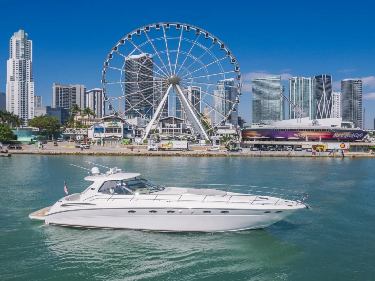 Sea Ray Sea Ray 500 Sundancer charter bareboat or skippered in  Miami