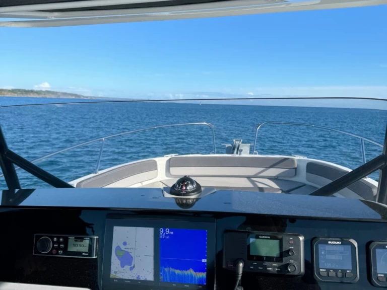 Jeanneau Cap Camarat 9.0 CC charter bareboat or skippered in  Saint-Quay-Portrieux