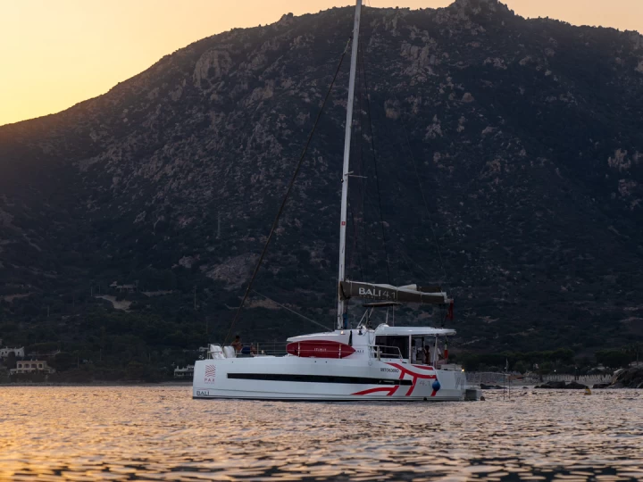 Bali Bali 4.1 charter bareboat or skippered in  Cagliari
